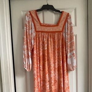 Michael Kors Nectarine Paisley Dress (NWT)